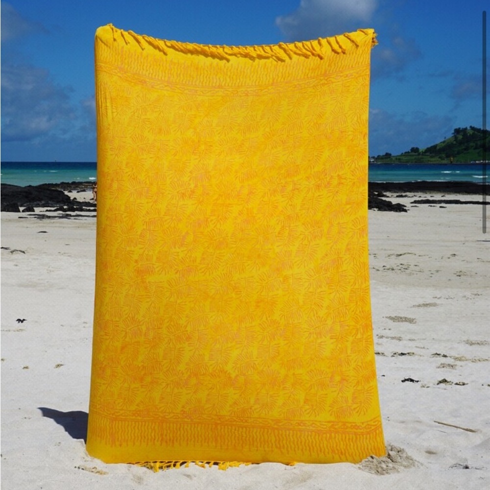 Unique Yellow Sarong/Pareo